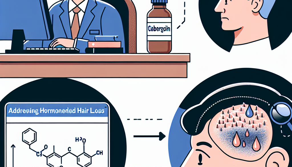 Unterstützung bei hormonell bedingtem Haarausfall durch Cabergolin.