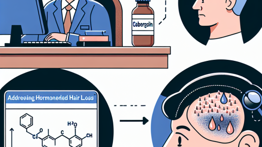 Unterstützung bei hormonell bedingtem Haarausfall durch Cabergolin.